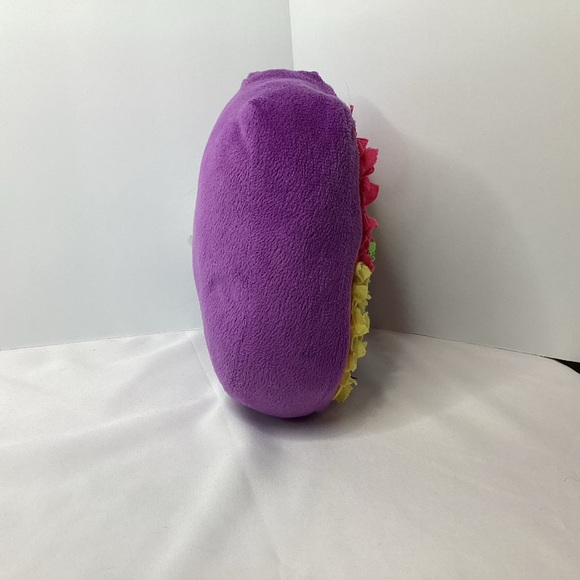 Plush Craft Fabric by Number Owl Decorative Pillow Purple Pink Rainbow Crafting - Picture 2 of 11